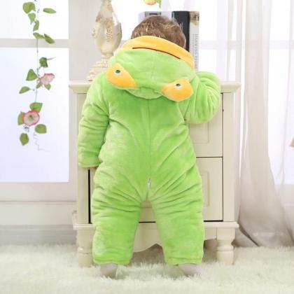 Frog Winter Type Unisex Playsuits Romper Toddlers..