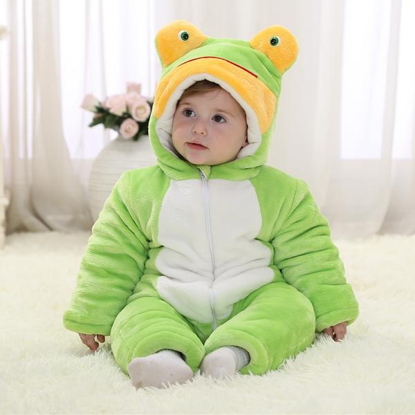 Frog Winter Type Unisex Playsuits Romper Toddlers jumpsuit clothes, FOR NEW BABY,Christmas Baby,cute baby onesie,1st Birthday Owl Bodysuit
